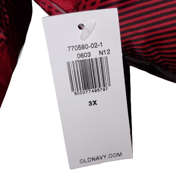 Old Navy Water-Resistant Frost Free Short Puffer Jacket, 3X, Buffalo Plaid - Picture 6 of 9